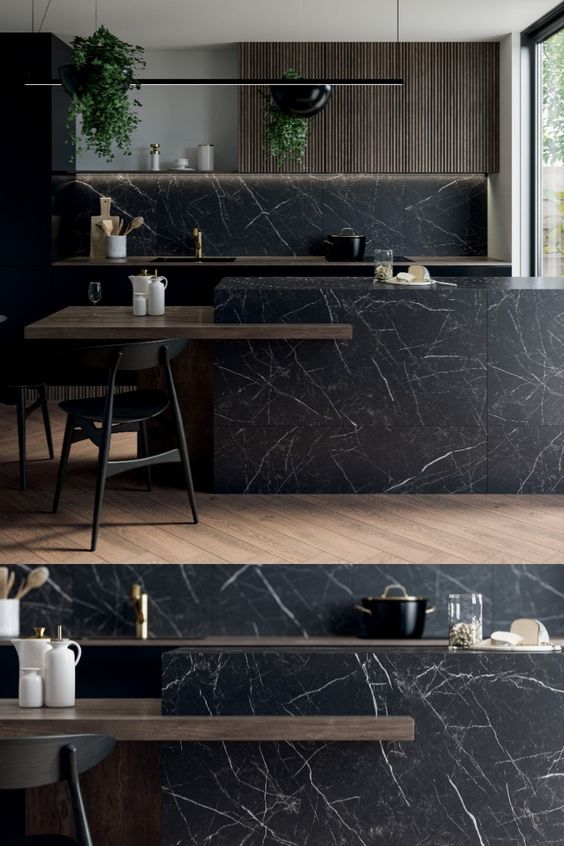 Nero Marquina Marble Tile
