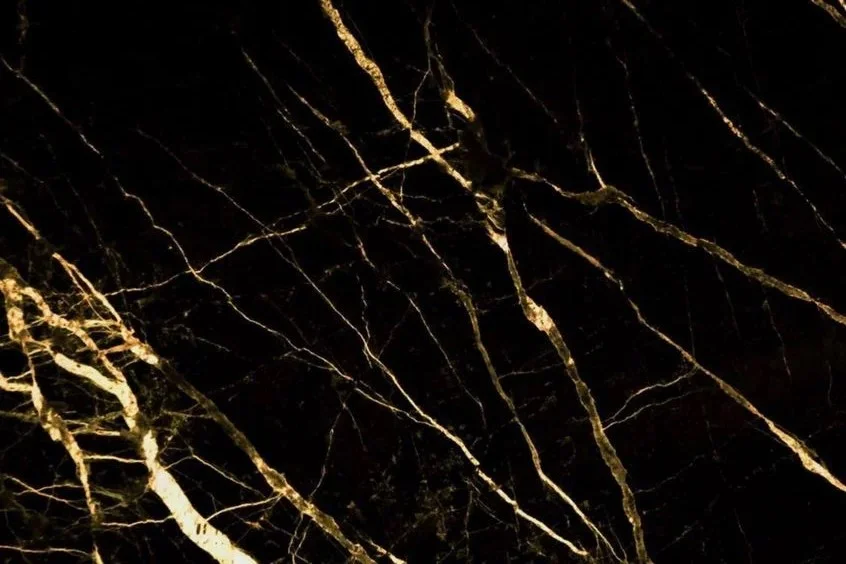 Golden Black Marble Texture