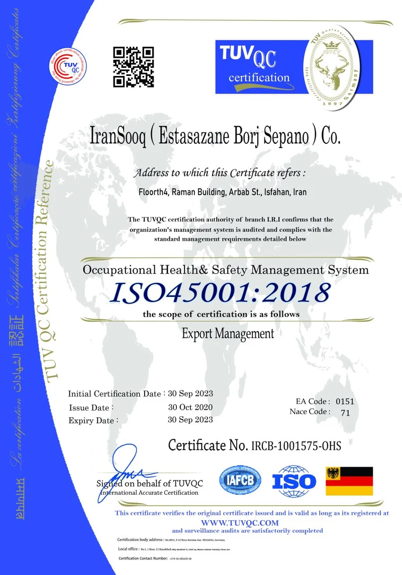 ISO 45001 BorjStone